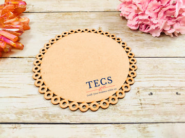 Pearl Cutwork Tea Light Holder